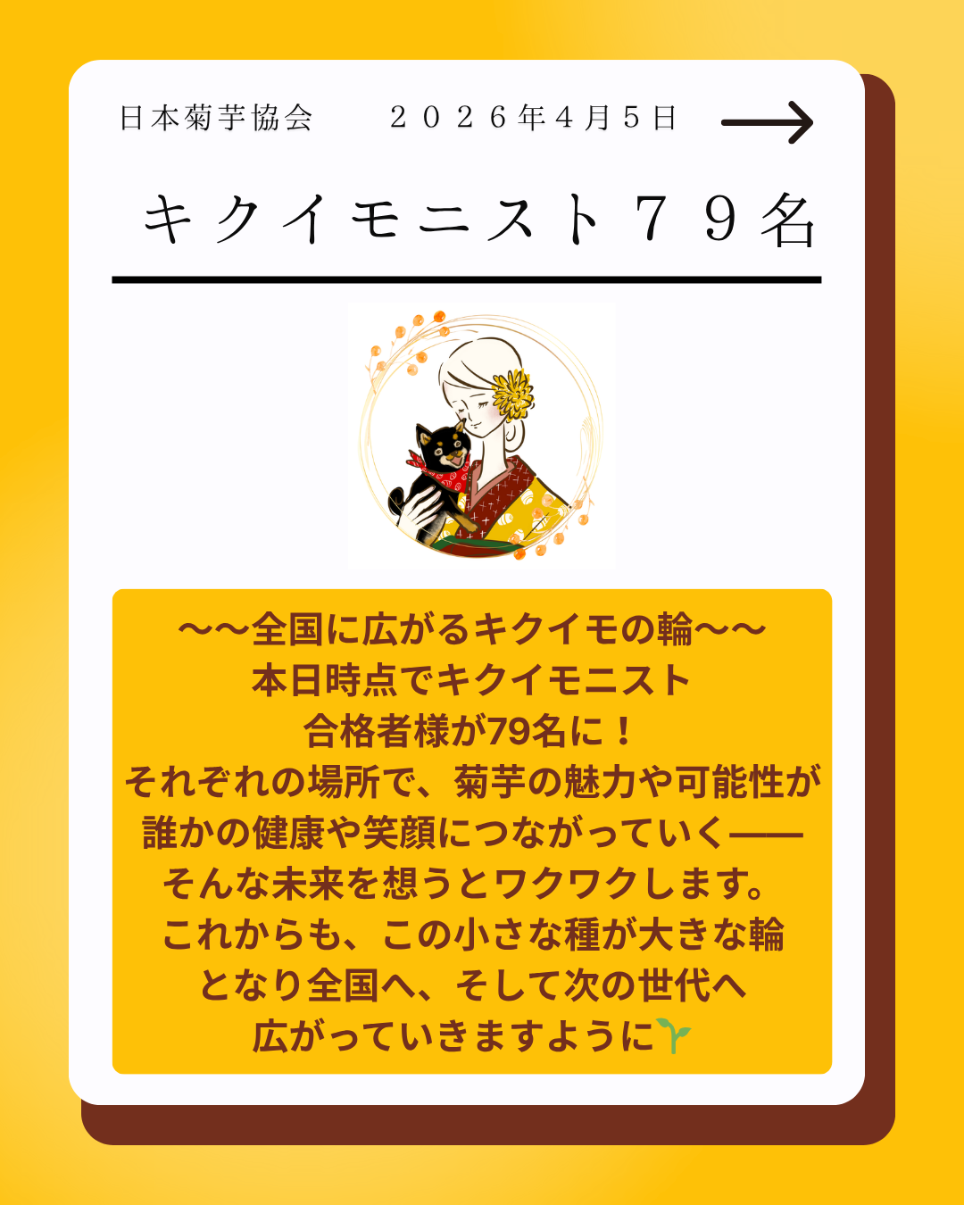 ～キクイモの輪～